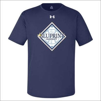 Blu Print Baseball Under Armour Team Tech Performance Tee