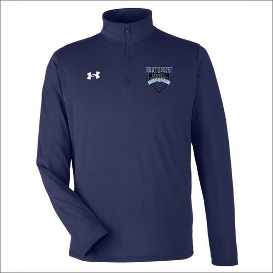 BLU Under Armour Team Tech Performance Quarter-Zip - Des. B