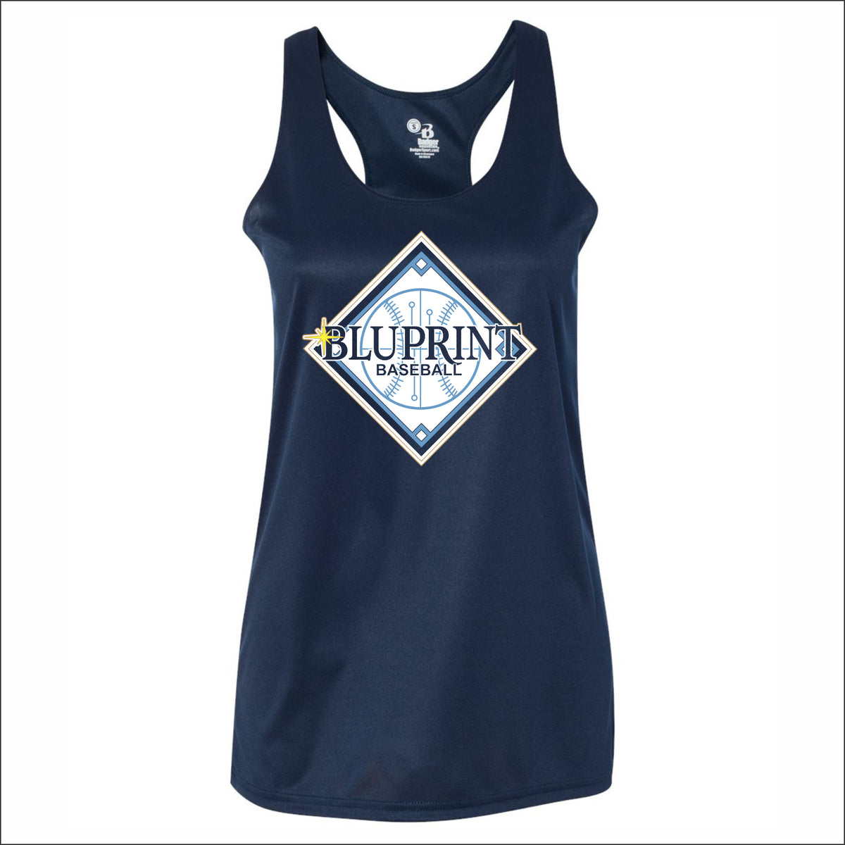 BLU Ladies Performance Racerback Tank Top
