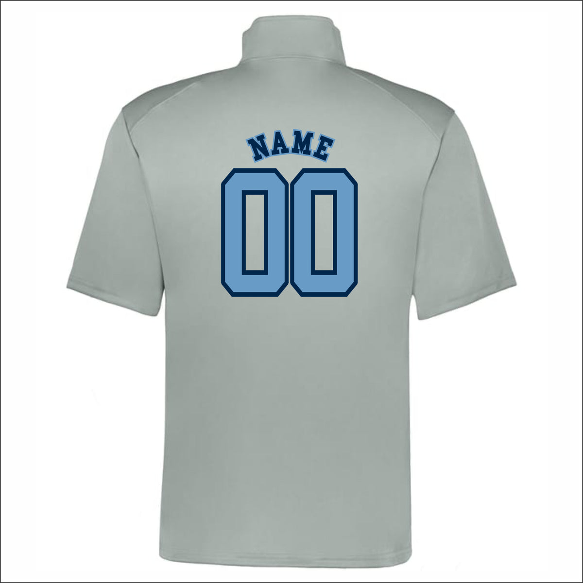 Blu Print Baseball Performance Short Sleeve 1/4 Zip