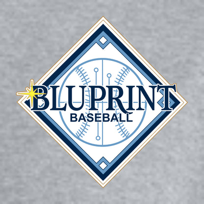 BLU Tri-Blend 3/4 Sleeve Raglan Tee