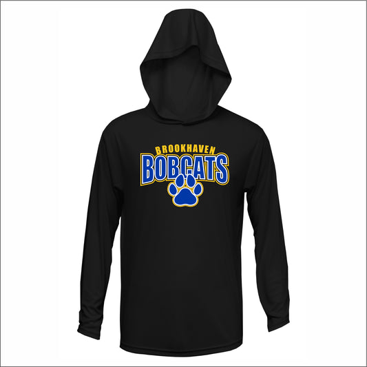 Brookhaven Elementary Performance Hooded Long Sleeve T - Des. B