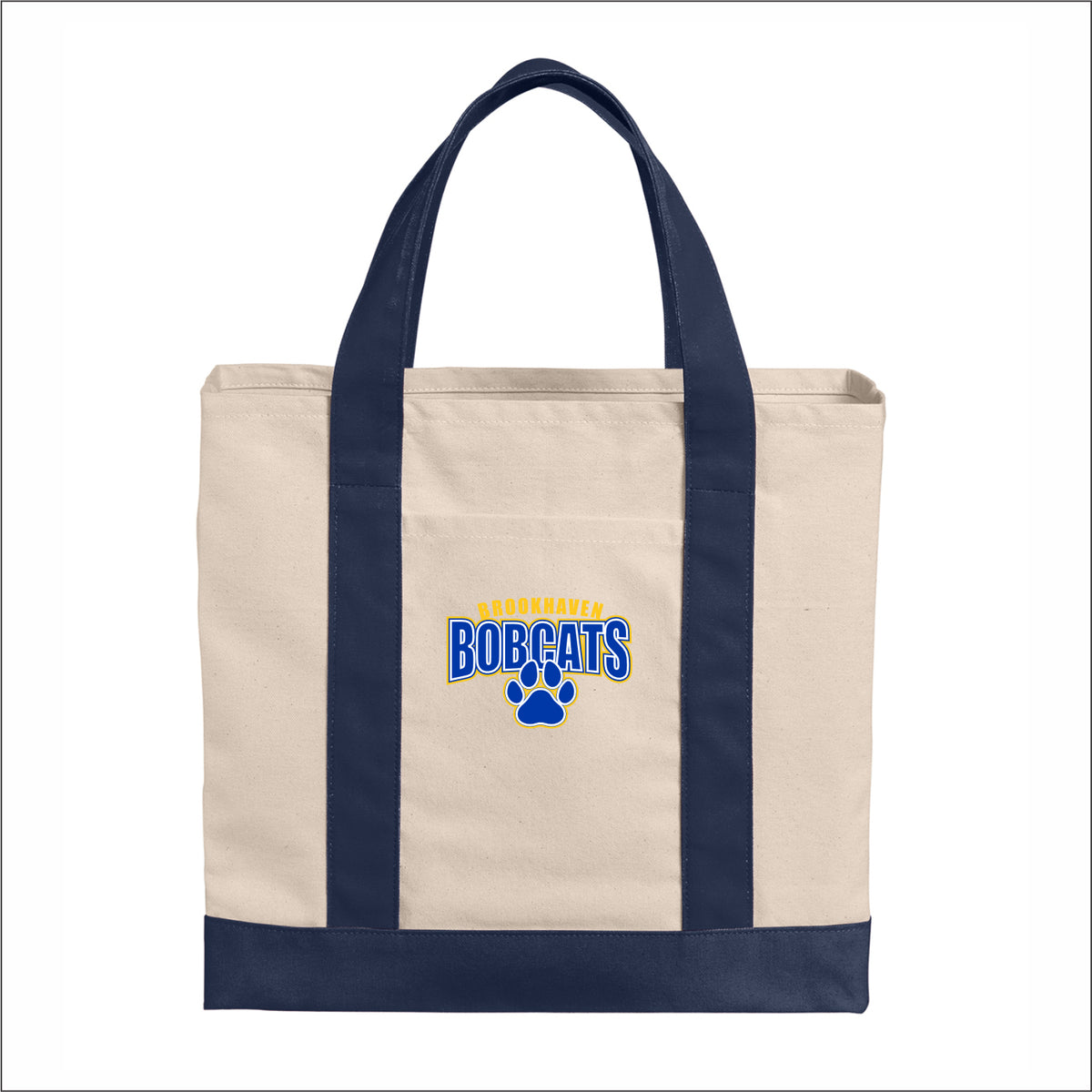 Brookhaven Elementary Cotton Canvas Two-Tone Tote