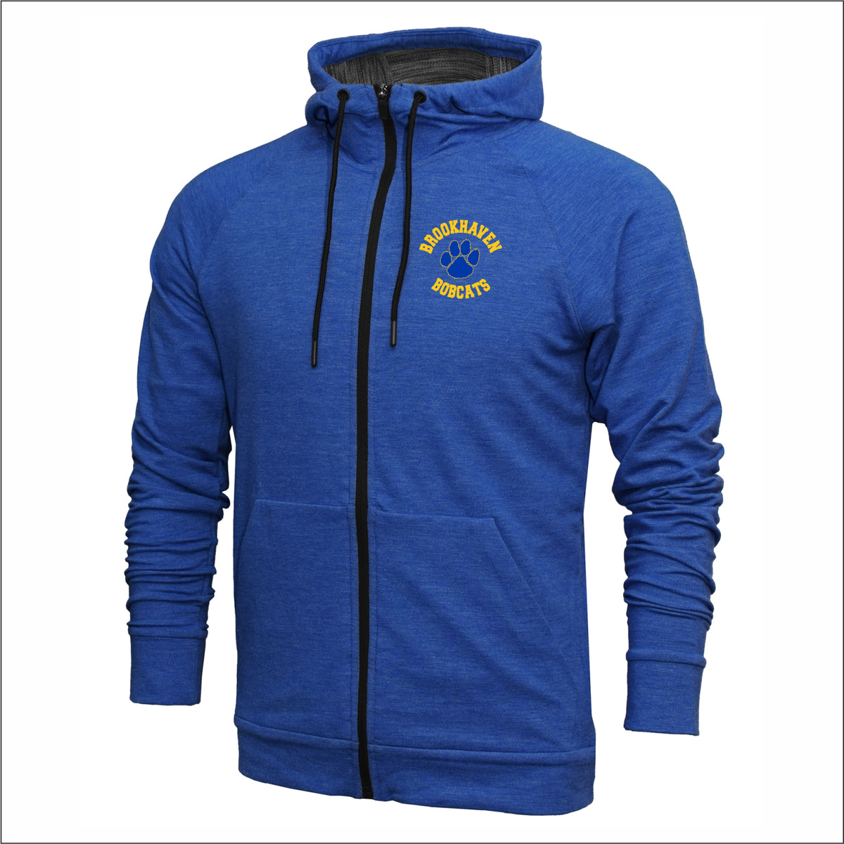Brookhaven Elementary Full-Zip Scuba Neck Triblend
