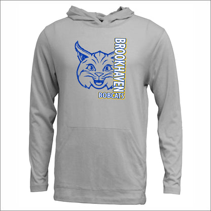 Brookhaven Elementary Soft-Tek Blend Hooded Long Sleeve T - Des. A