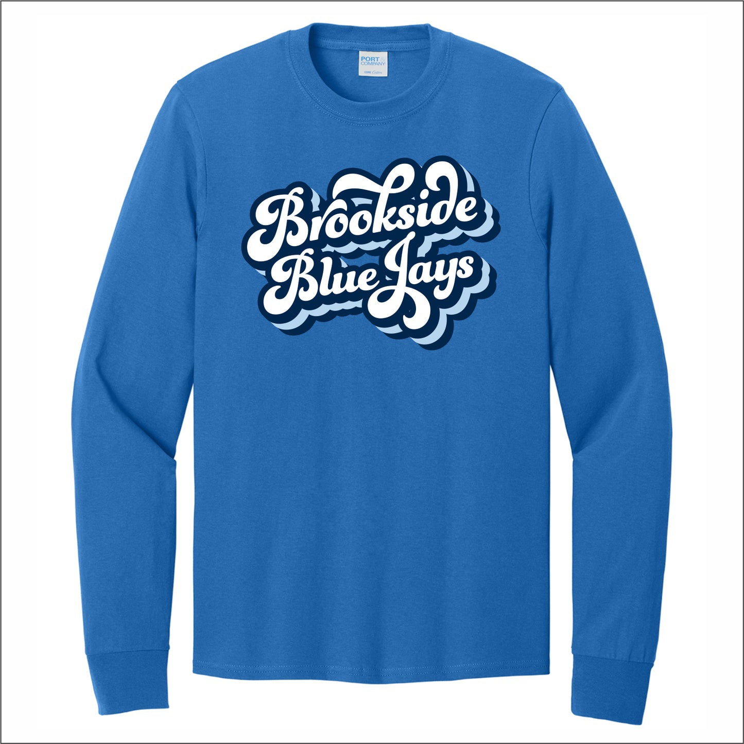 Brookside Elementary Long Sleeve T-shirt - Des. B