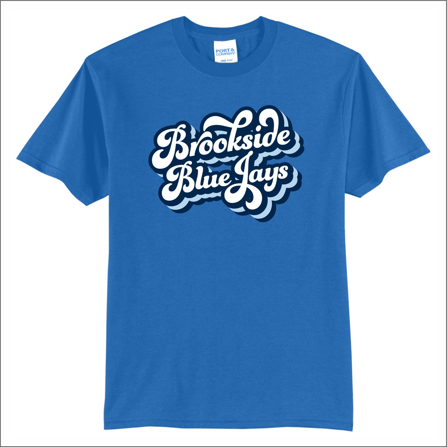 Brookside Elementary 50/50 Short Sleeve T-shirt - Des. B