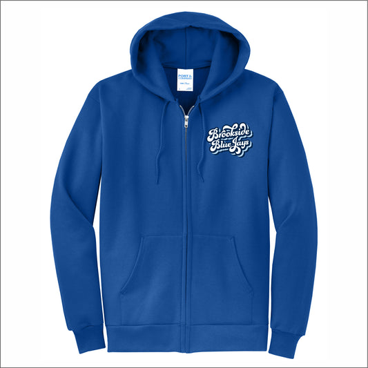 Brookside Elementary Full-Zip Hooded Sweatshirt Des. D