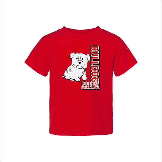 Bulldog Buddies Preschool Toddler Cotton Jersey T - Des. A