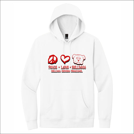 Bulldog Buddies Preschool VIT Hooded Sweatshirt - Des. B