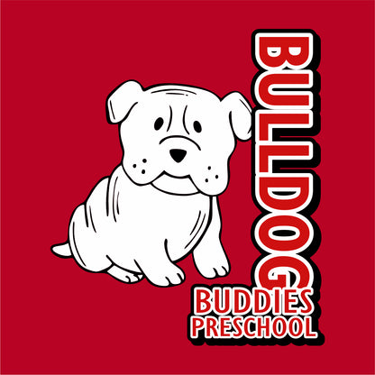 Bulldog Buddies Preschool Toddler Crewneck Sweatshirt - Des. A