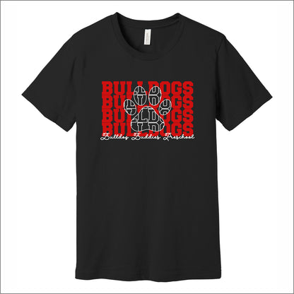 Bulldog Buddies Preschool Soft Jersey T-shirt - Des. B