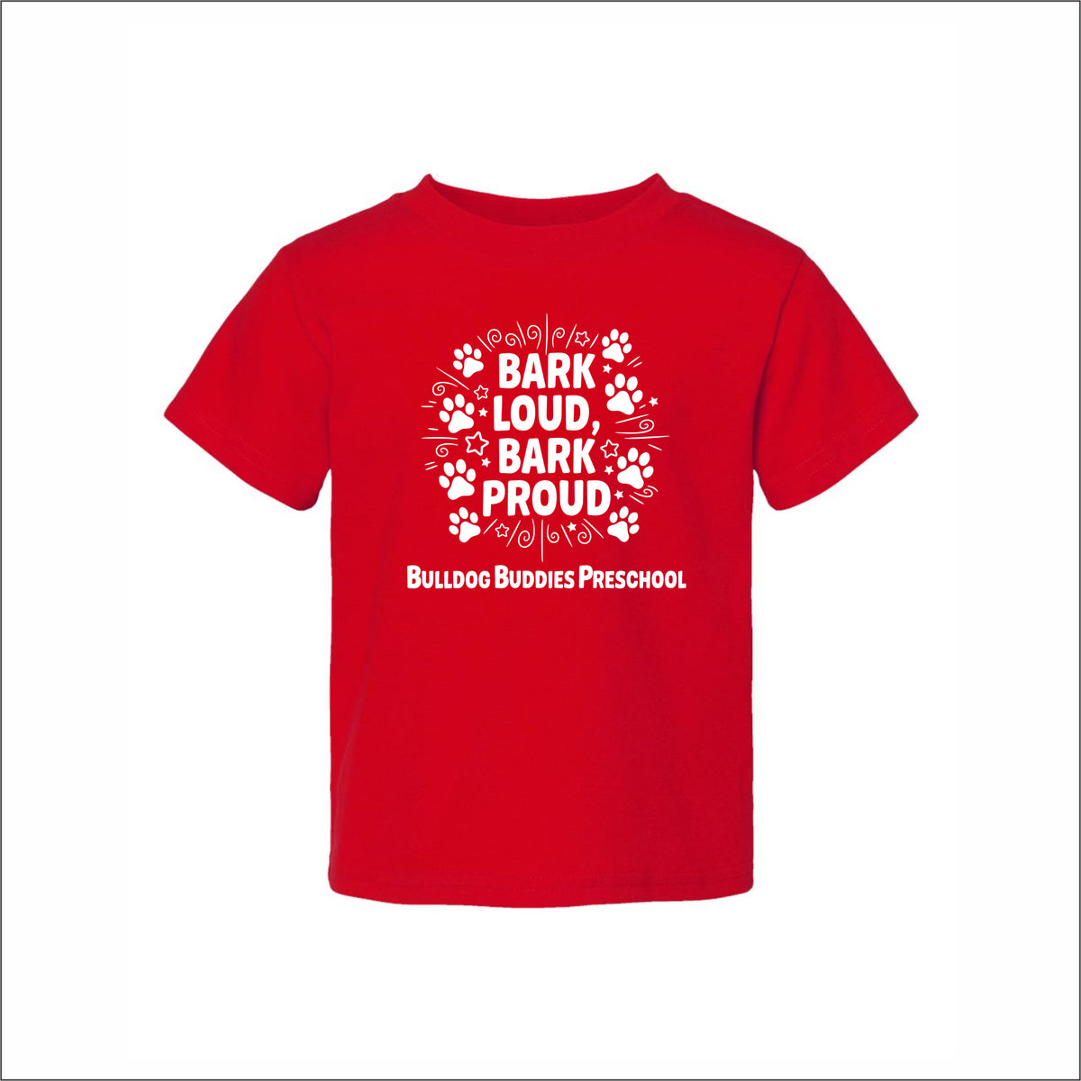 Bulldog Buddies Preschool Toddler Cotton Jersey T - Des. A