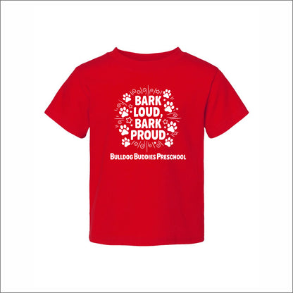 Bulldog Buddies Preschool Toddler Cotton Jersey T - Des. A