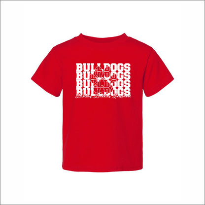 Bulldog Buddies Preschool Toddler Cotton Jersey T - Des. B