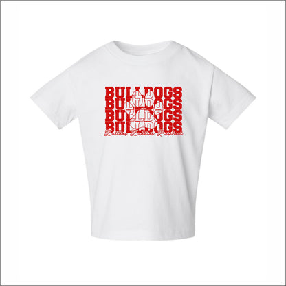 Bulldog Buddies Preschool Toddler Cotton Jersey T - Des. B