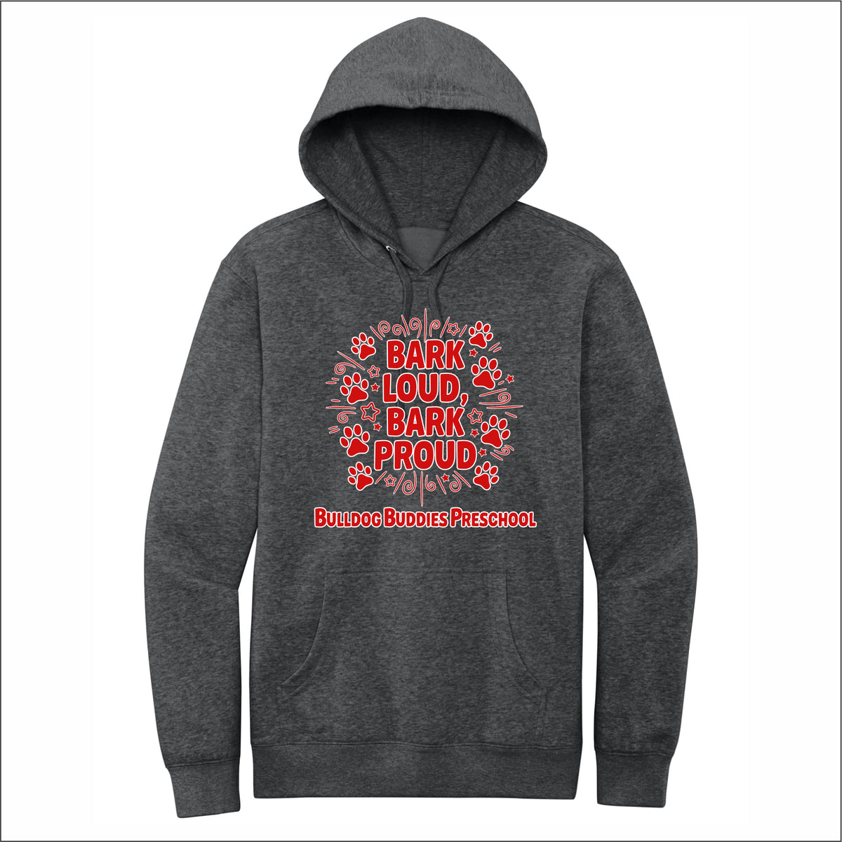 Bulldog Buddies Preschool VIT Hooded Sweatshirt - Des. A