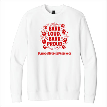 Bulldog Buddies Preschool VIT Crewneck Sweatshirt - Des. A