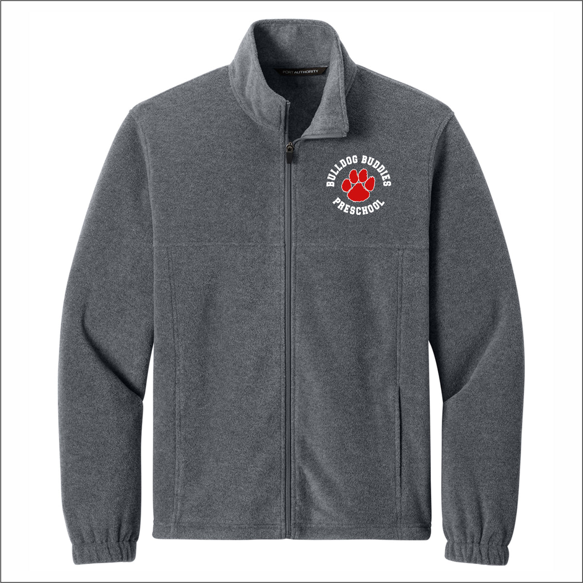 Bulldog Buddies Preschool Fleece Full-Zip Jacket