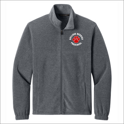 Bulldog Buddies Preschool Fleece Full-Zip Jacket