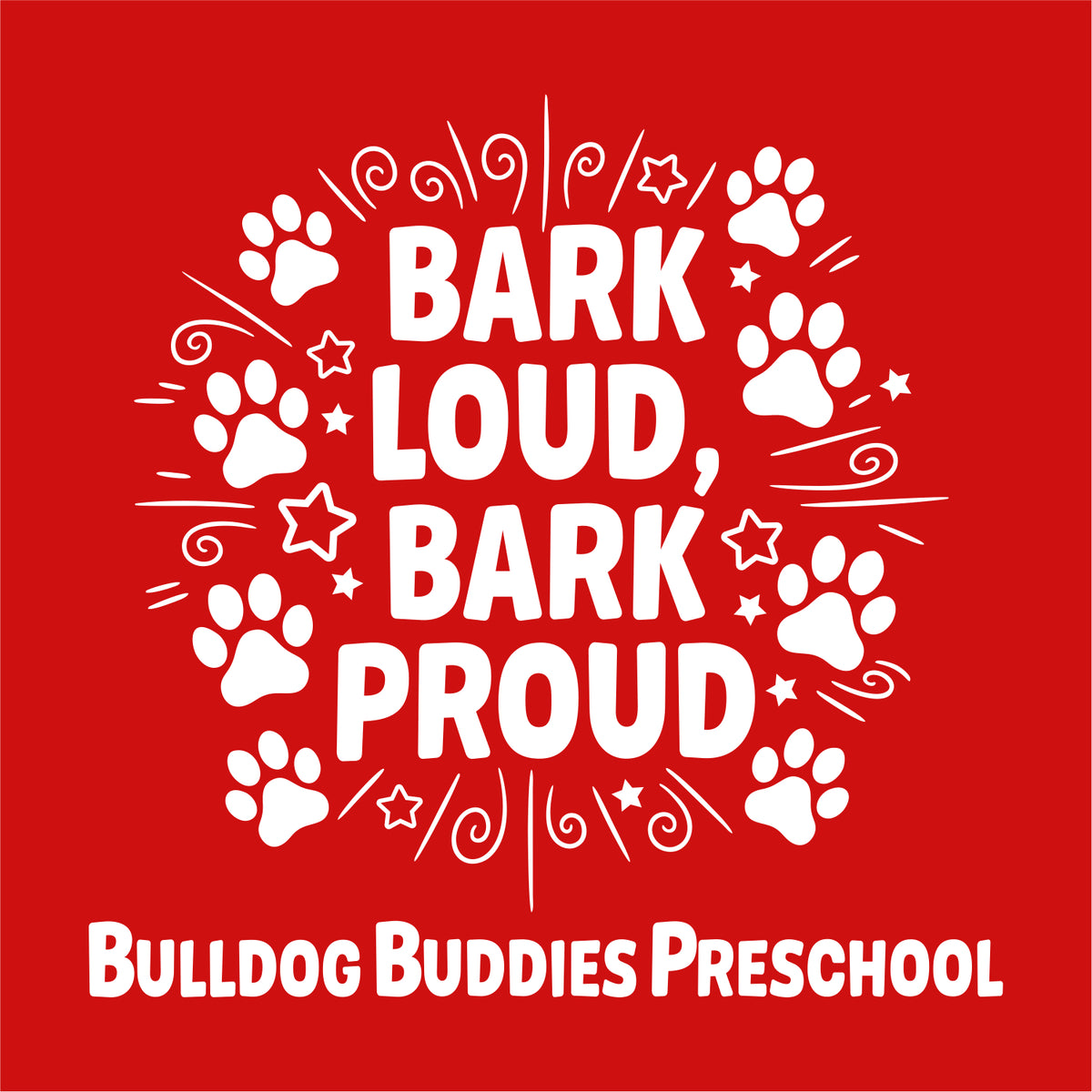 Bulldog Buddies Preschool Toddler Crewneck Sweatshirt - Des. A