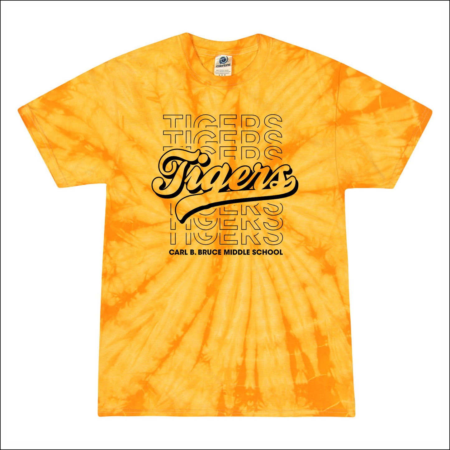 Carl B Bruce Spider Tie-Dye T-shirt