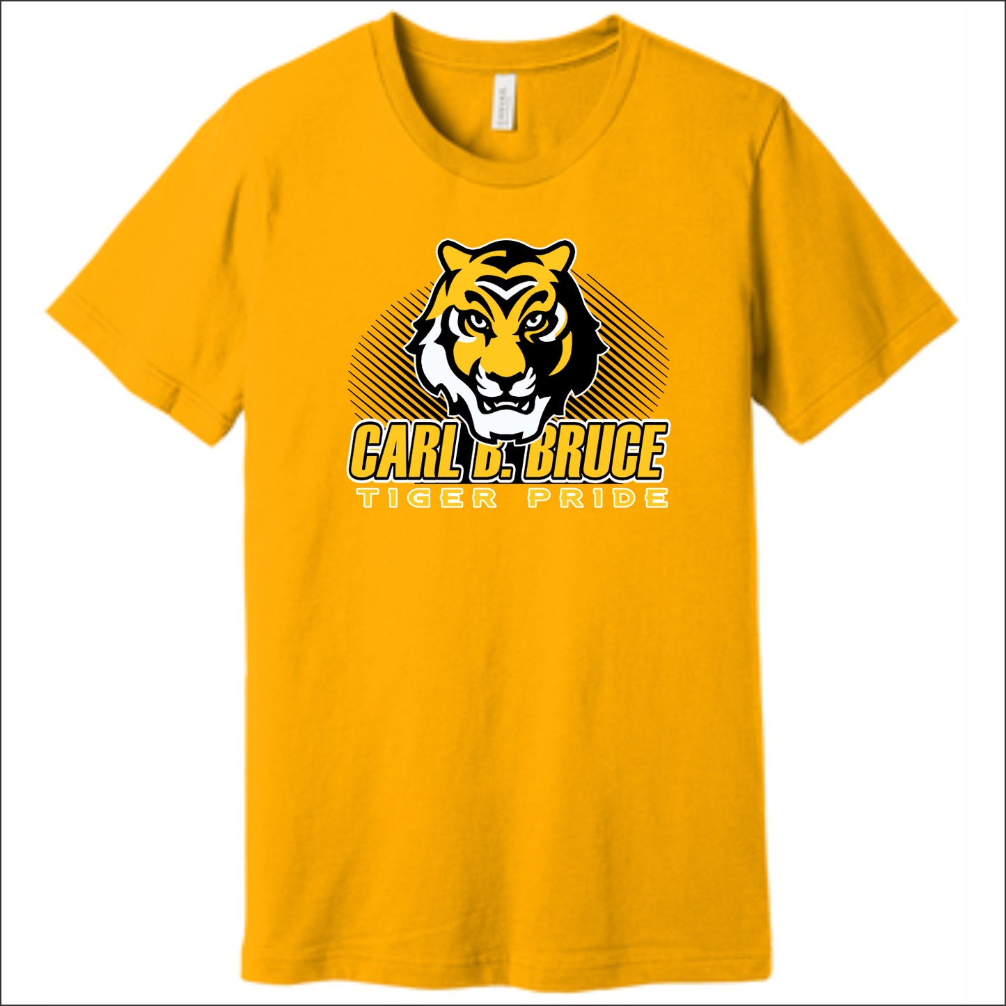 CBB Tigers Staff Soft Jersey Short Sleeve T-shirt