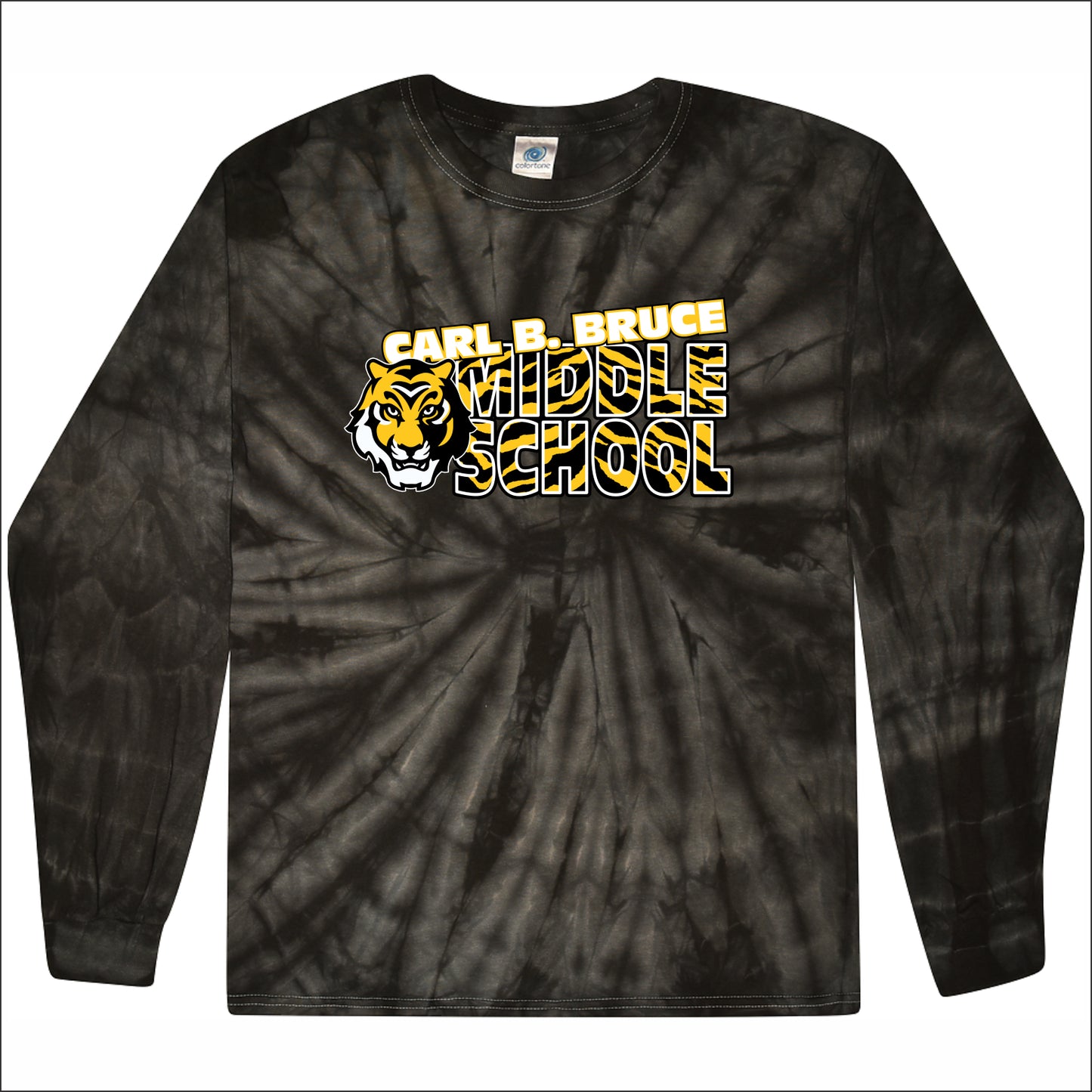 CBB Tigers Staff Tie-Dye Long Sleeve T-shirt