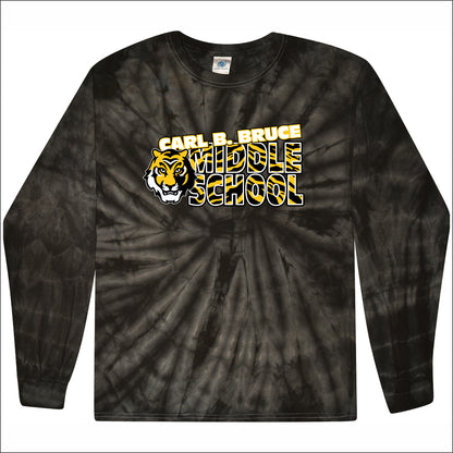CBB Tigers Staff Tie-Dye Long Sleeve T-shirt