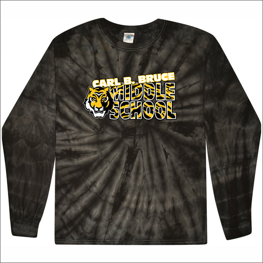 CBB Tigers Staff Tie-Dye Long Sleeve T-shirt