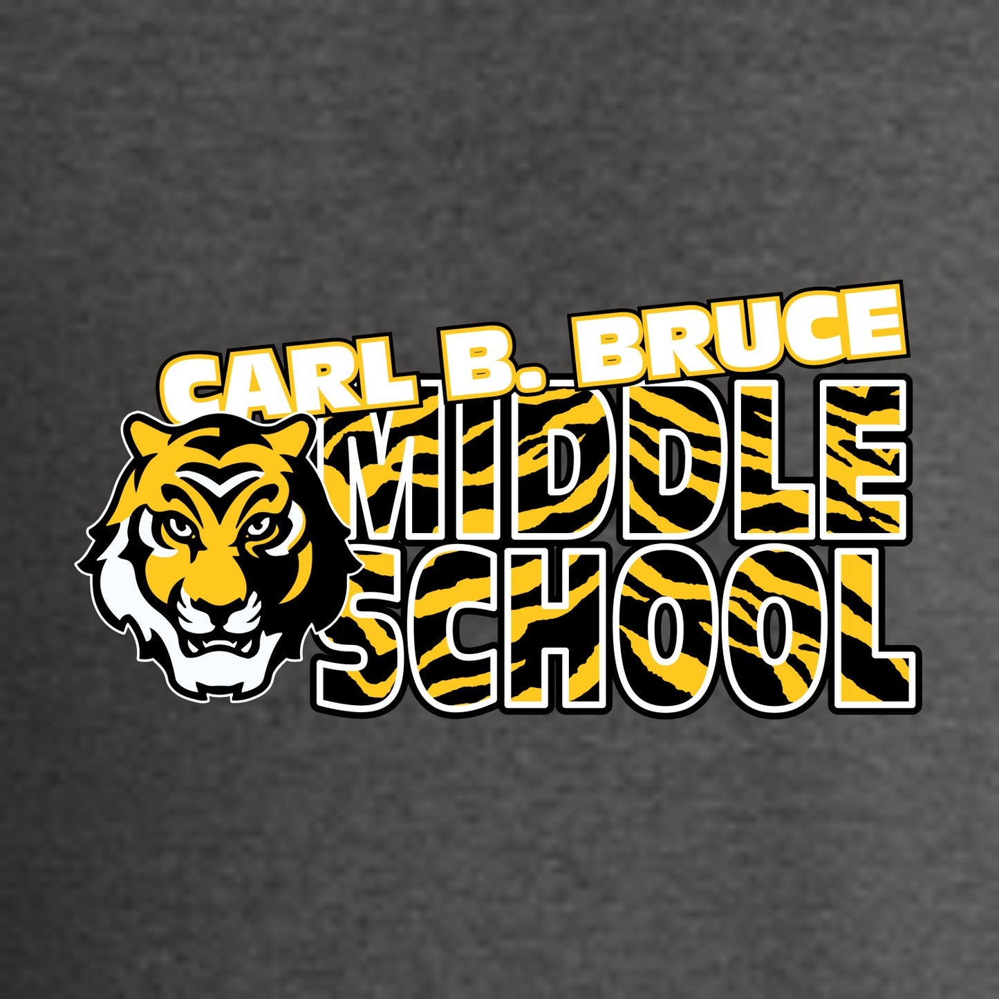 CBB Tigers Staff Ladies Tri-Blend Long Sleeve Tunic Tee