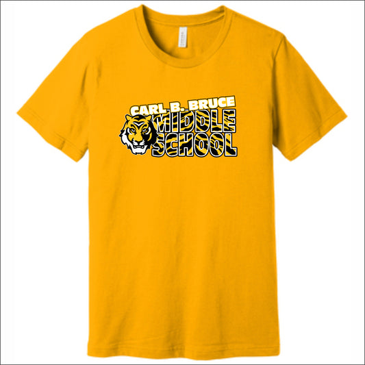 CBB Tigers Staff Soft Jersey Short Sleeve T-shirt