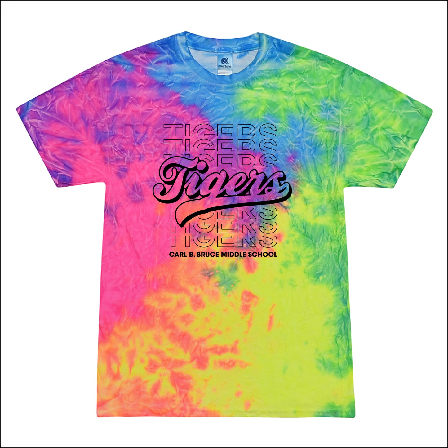 Carl B Bruce Multicolor Tie-Dye T-shirt