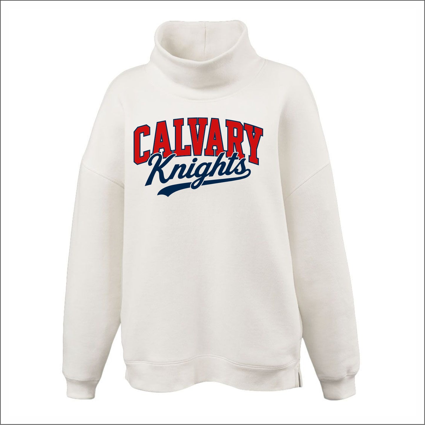 CCA Spiritwear Women's Oversize Mockneck