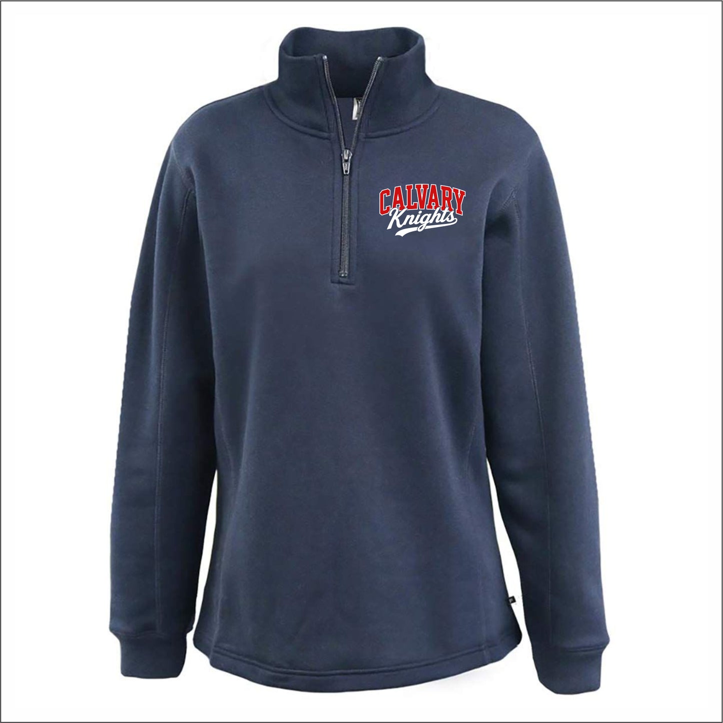 CCA Spiritwear Ladies Open Bottom 1/4 Zip Sweatshirt