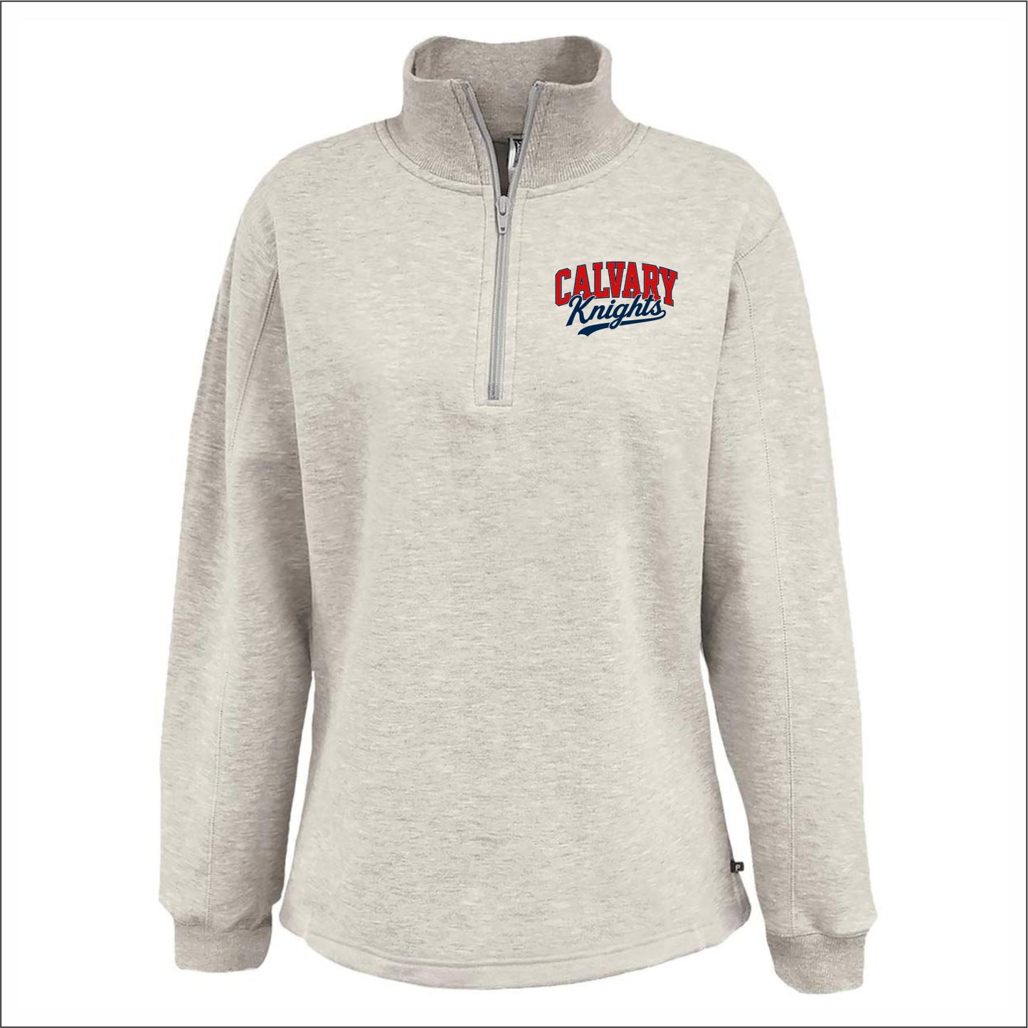 CCA Spiritwear Ladies Open Bottom 1/4 Zip Sweatshirt