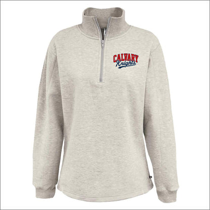CCA Spiritwear Ladies Open Bottom 1/4 Zip Sweatshirt