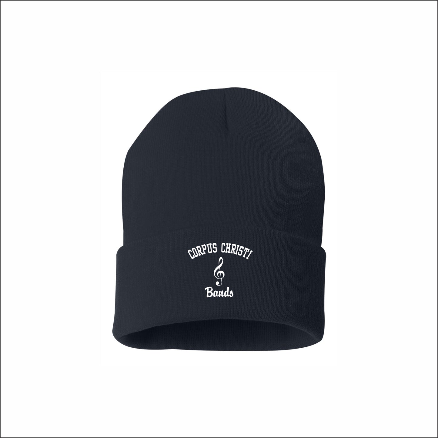 Corpus Christi Bands Knit Cuffed Beanie