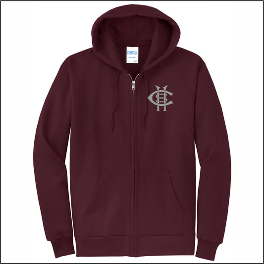 Champaign Central HS Full-Zip Hooded Sweatshirt