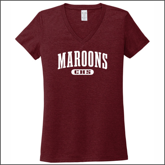 Champaign Central HS Allmade Sustainable Ladies V-Neck Tee - Des. B