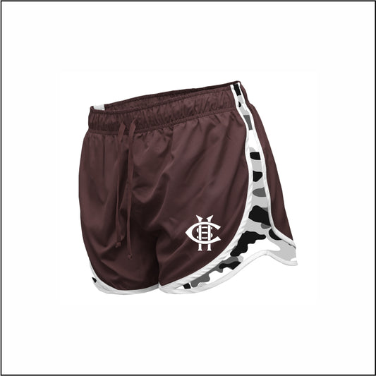 Champaign Central HS Ladies Camo Running Shorts