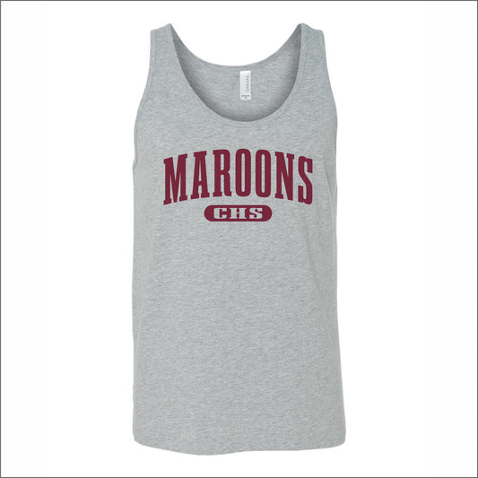 Champaign Central HS Heathered Soft Jersey Tank Top - Des. B