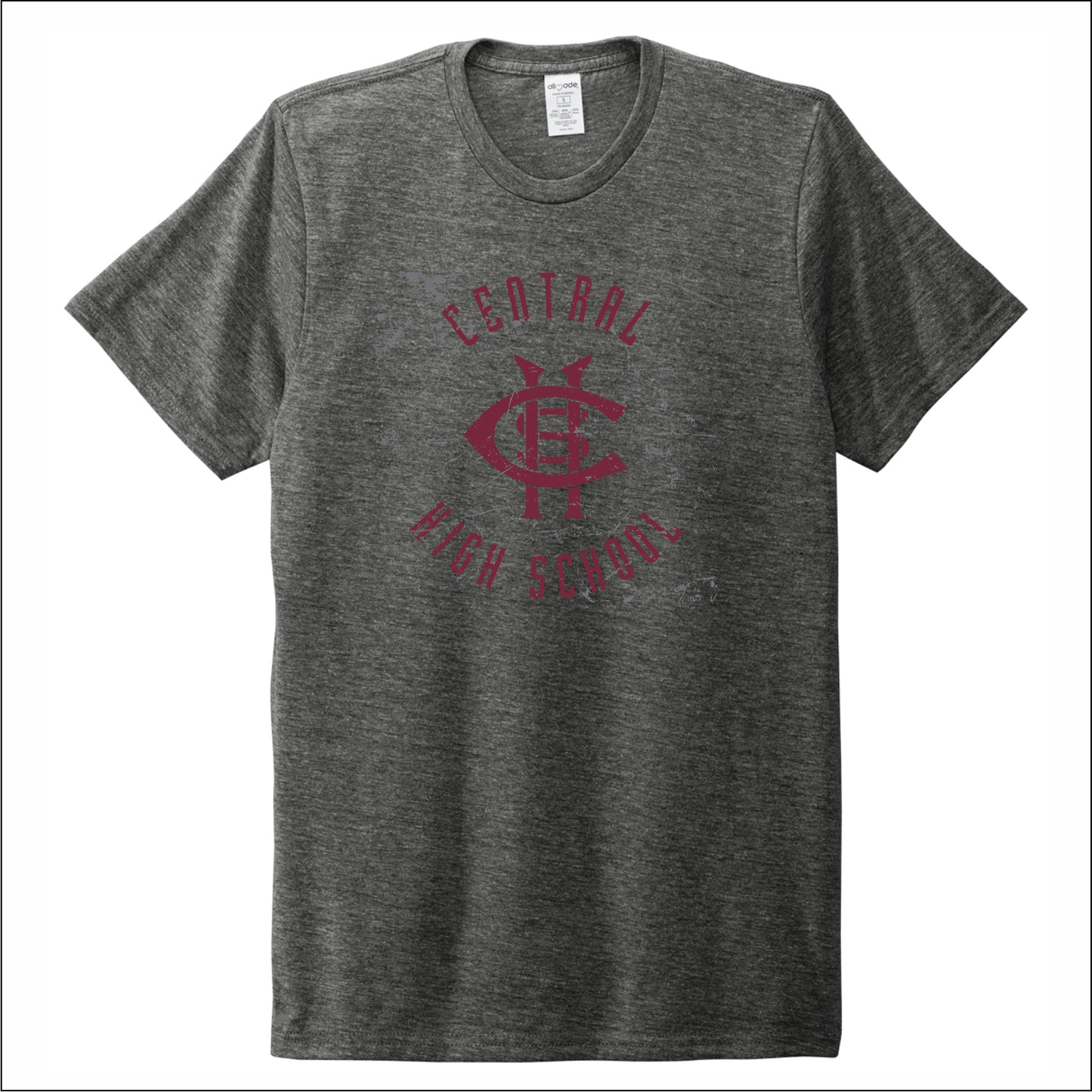 Champaign Central HS Allmade Sustainable Tri-Blend T-shirt - Des. A