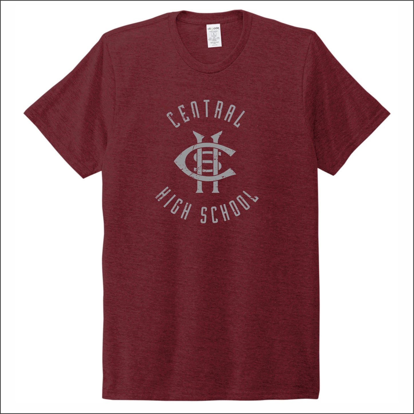 Champaign Central HS Allmade Sustainable Tri-Blend T-shirt - Des. A