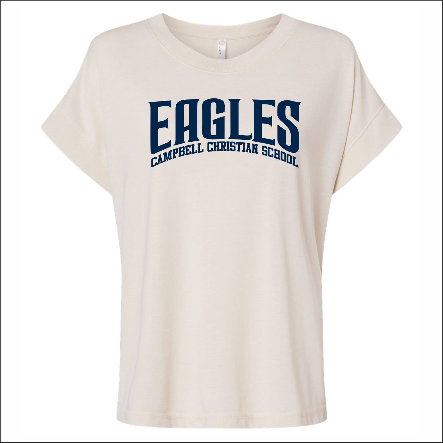 Campbell Christian Ladies Relaxed Vintage Wash Tee