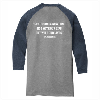 Corpus Christi Bands Tri-Blend 3/4 Sleeve Raglan Tee