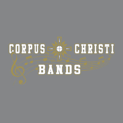 Corpus Christi Bands Tri-Blend 3/4 Sleeve Raglan Tee