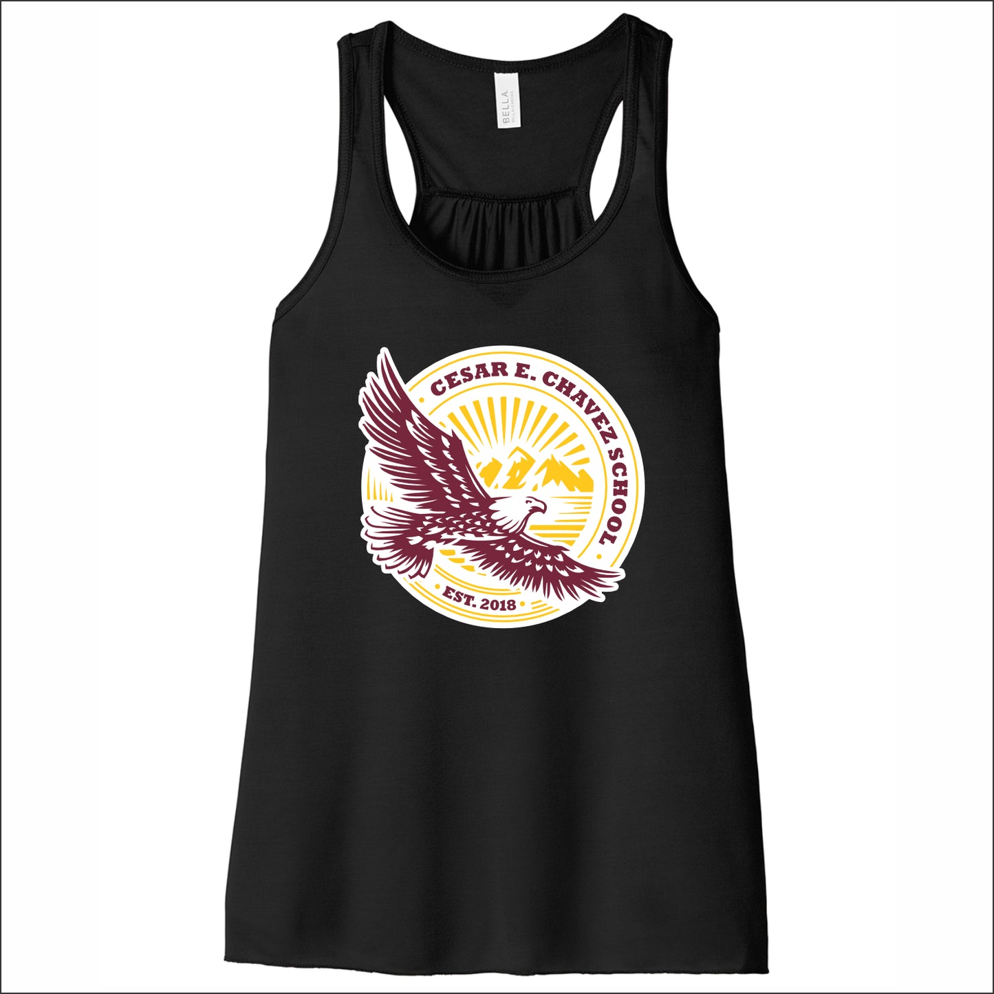 Cesar E Chavez Ladies Flowy Tank Top