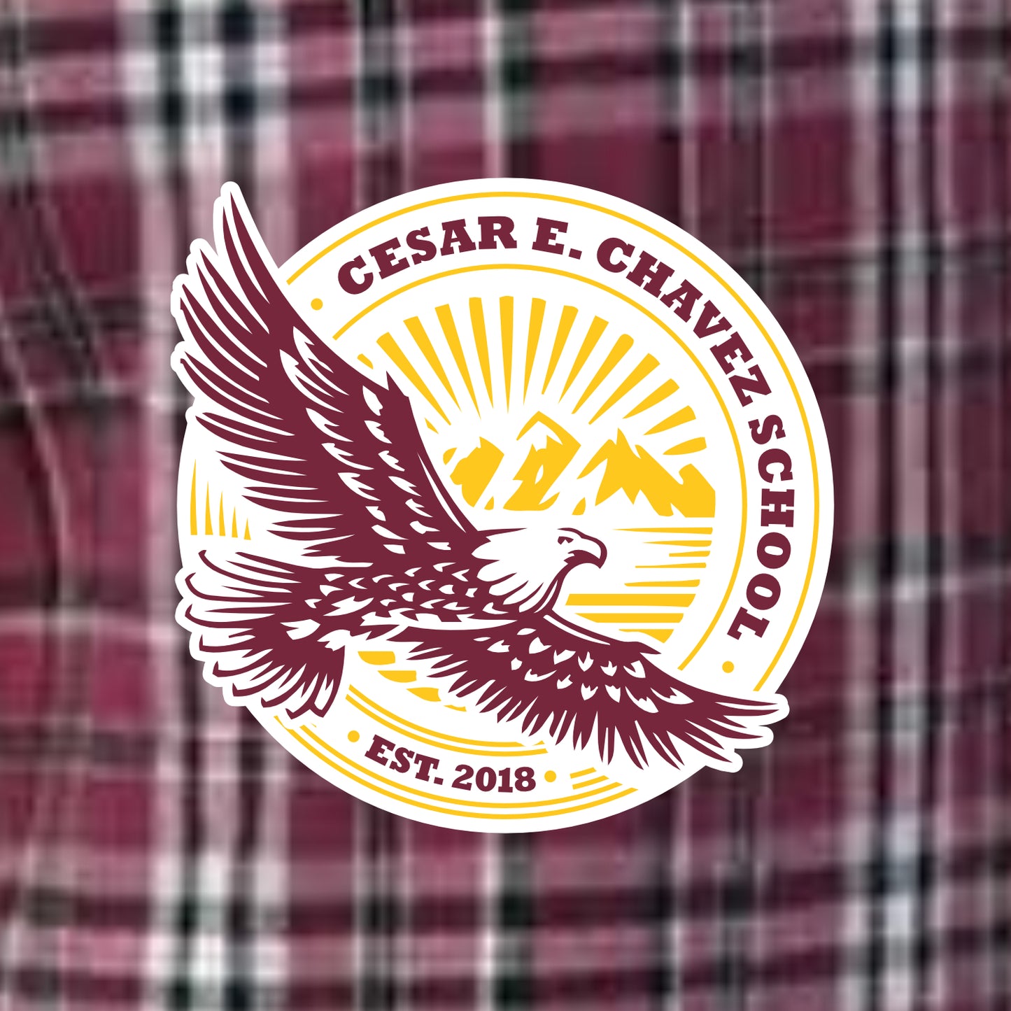 Cesar E Chavez Plaid Flannel Pants