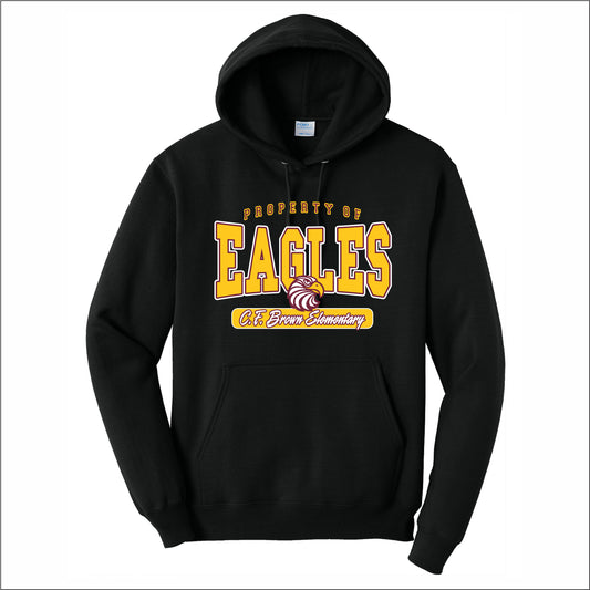 CF Brown Elem Hooded Sweatshirt - Des. B